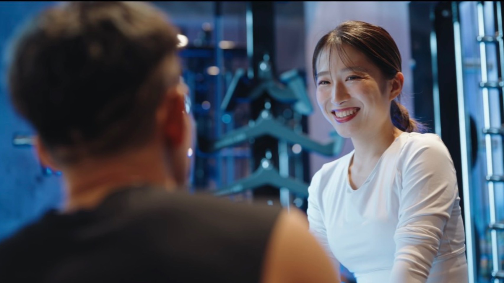 CHaNZe.Labでトレーニングする女性
